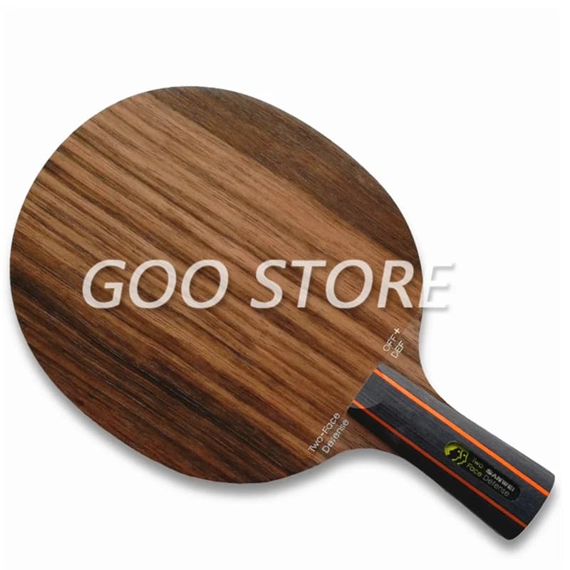 SANWEI DUE FACE DEFENSE Ping Pong Lama Attacco + Difesa Ebano + Hinoki Superficie Sanwei Ping Pong Racchetta Bat Paddle
