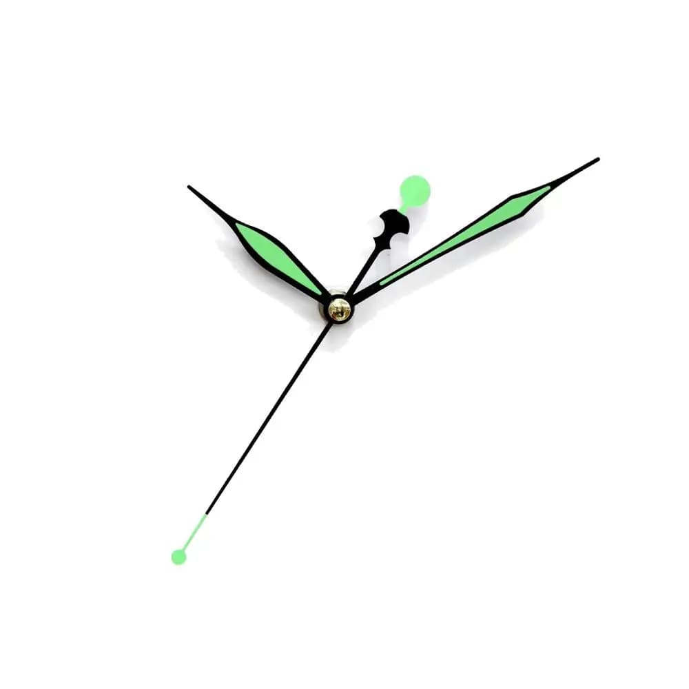 Set di aghi di ricambio per puntatori per lancette dell'orologio al quarzo per accessori per orologi da parete fai-da-te (senza meccanismo dell'orologio)