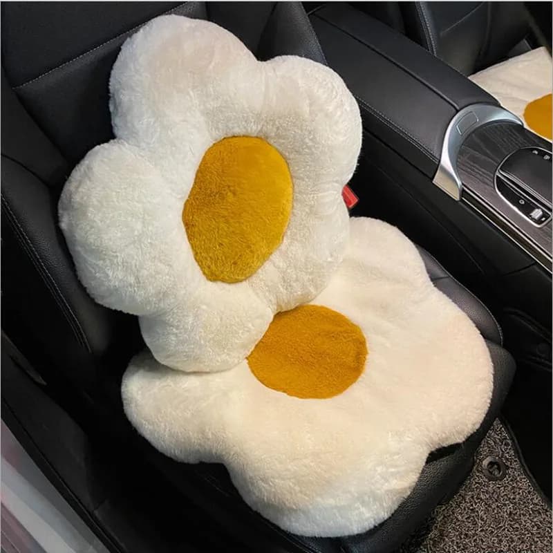 Nuovo cuscino in peluche per auto cartone animato carino creativo cuscino per seggiolino auto Butt Cuhion cuscino per sedile rialzato per auto di casa