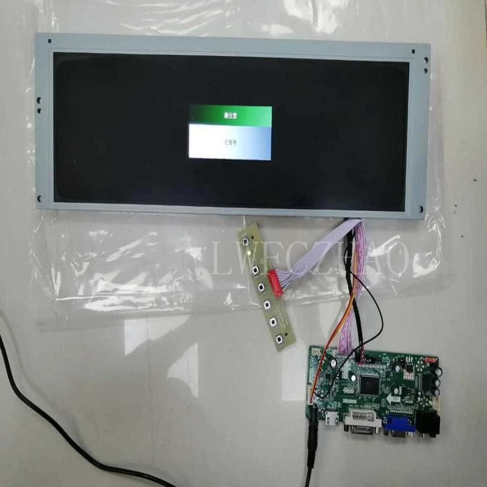 Kit Monitor muslimex 14.9 pollici 1280*390 HDMI + DVI + VGA Contorll scheda Driver schermo LCD LED