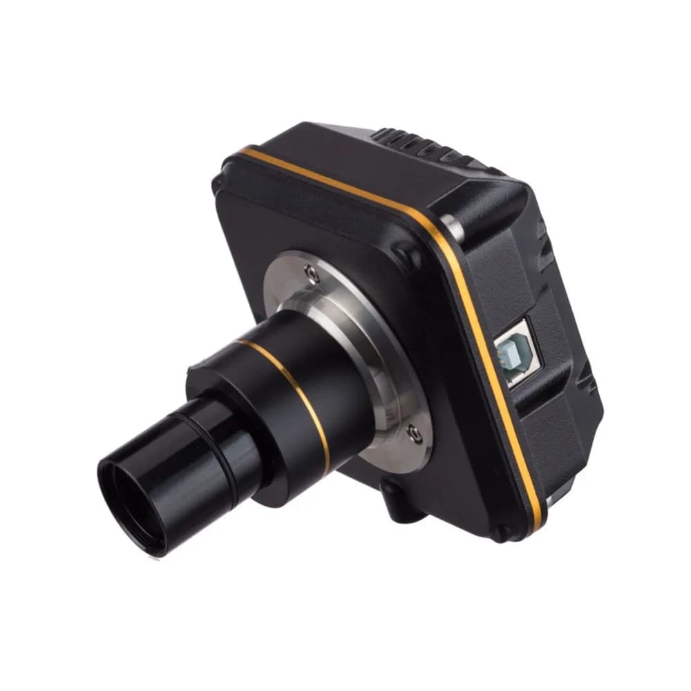 Microscopio video USB 2.0 da 8,0 M Fotocamera digitale 55 fps Sensore da 1/2,5 "con oculare regolabile da 23,2 mm a adattatore con attacco C LCMOS08000KPB