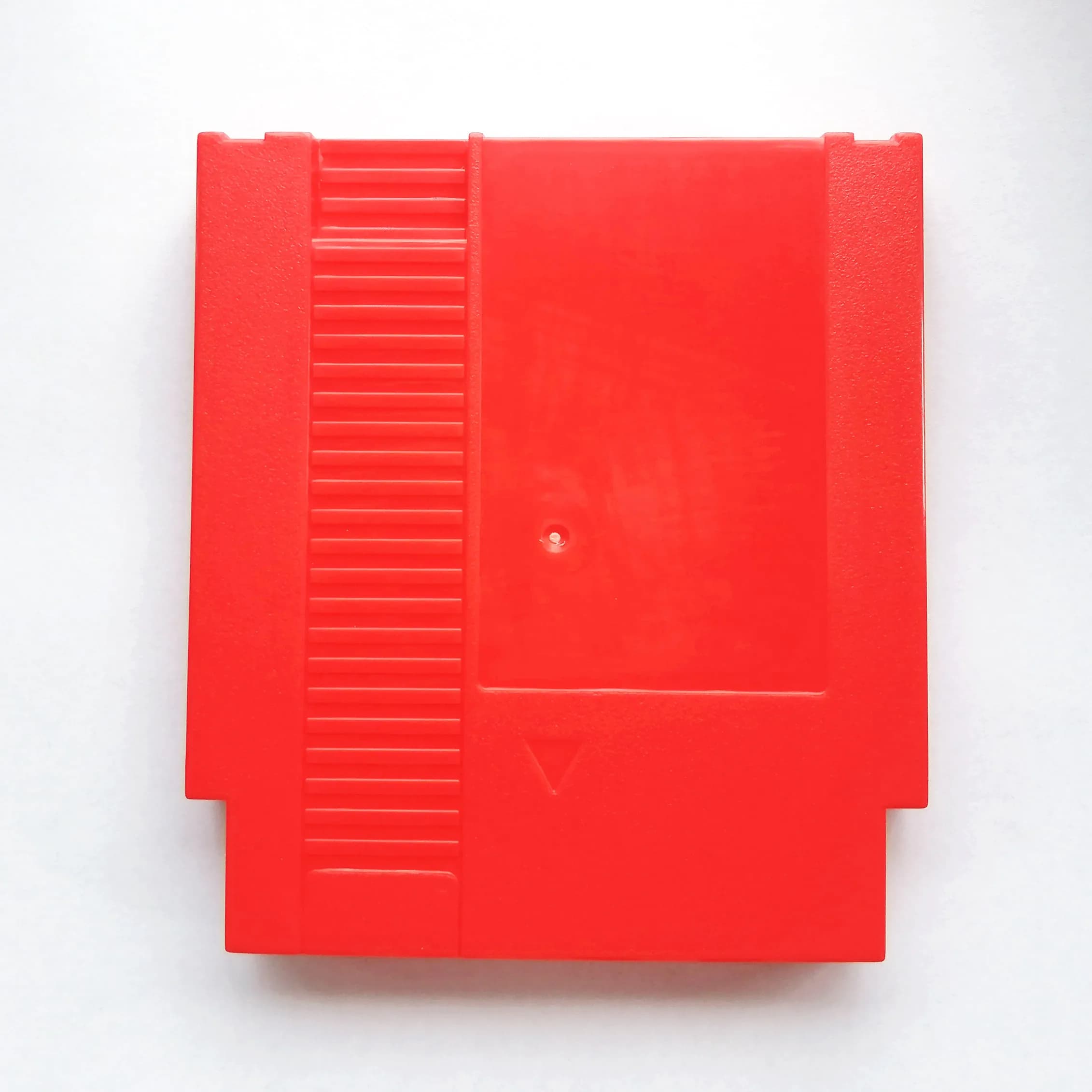 Guscio di ricambio per cartuccia di gioco con guscio di carte da gioco a 72 pin di colore ROSSO per custodia in plastica con copertura NES con 3 viti