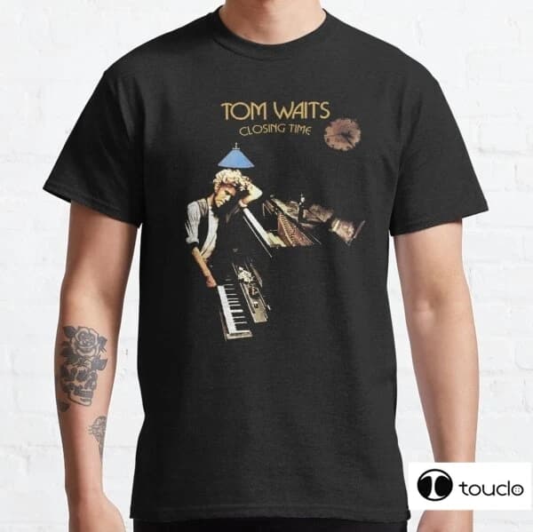 Tom Waits tempo di chiusura Album camicia adesivo Poster maschera vendita calda Clown T Shirt uomo/donna stampato terrore moda t-shirt Unisex