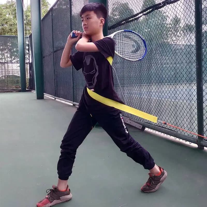 Tennis Training Belt Tennis Trainer Ball Machine Tenis girevole Self-study Exercise Main Exercise Training Tool Equipment