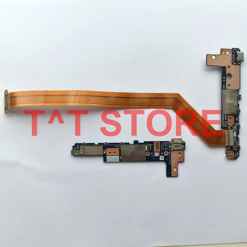 Original for ASUS UX370UAR UX370UAF DC-IN battery charger power switch cable connector board Botton UX370UAF IO FPC