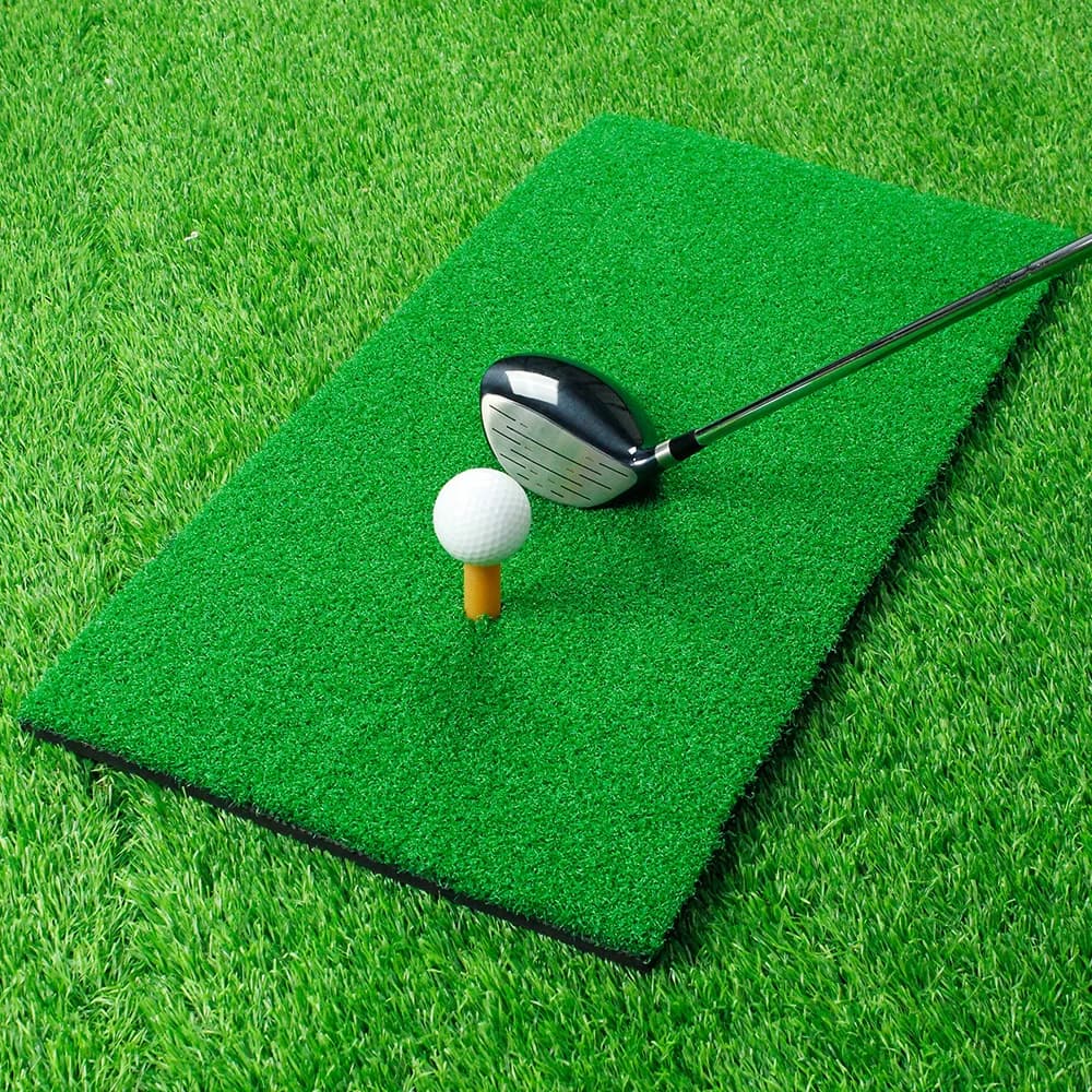 Tappetino da Golf 30x60CM con Tee in Gomma, per Pratica Indoor e Outdoor, Tappetino per Allenamento Swing da Giardino