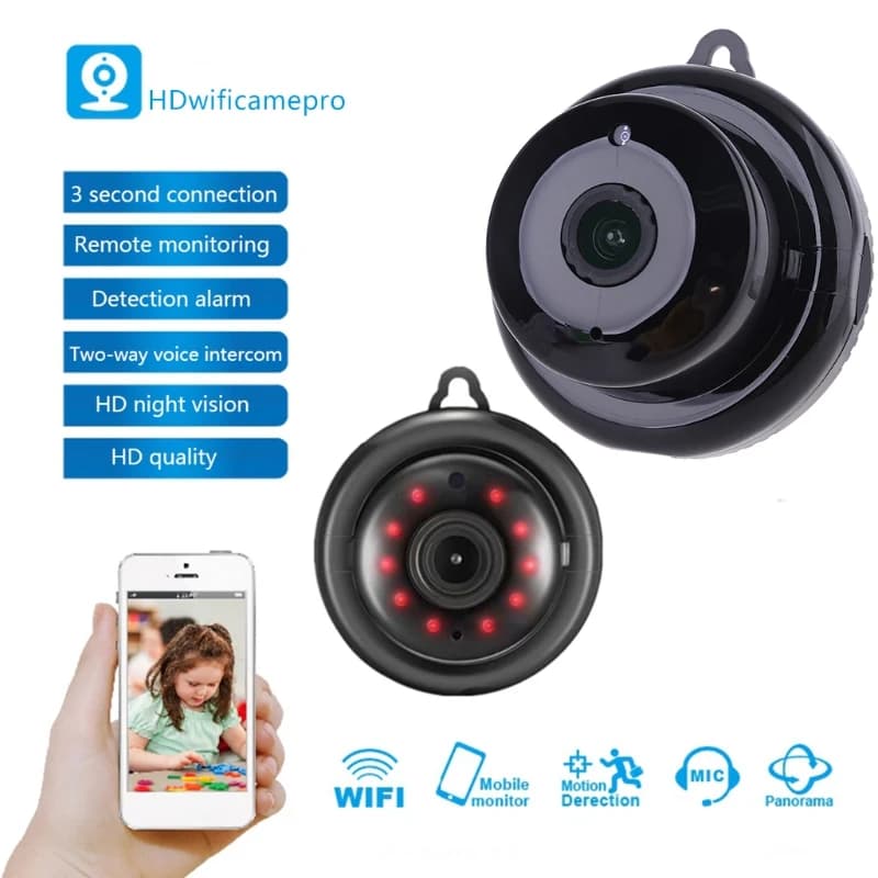 Mini Wifi 1080P telecamera Wireless CCTV visione notturna a infrarossi rilevazione di movimento video a 2 vie Motion Tracker sicurezza domestica Drop Ship