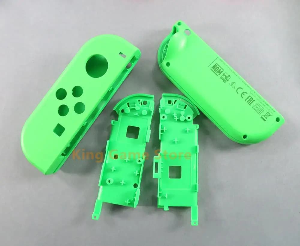 1 set Custodia a conchiglia in tinta unita Custodia per gamepad per Switch NS Cover Joycon sinistra/destra con copertura del telaio centrale per Joycon