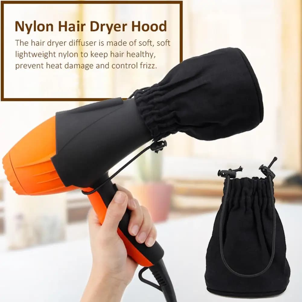 Capelli Asciugacapelli Diffusore Sacchetto Dell'organizzatore di Immagazzinaggio Panno di Stoffa Professionale Diffusore Della Copertura Del Manicotto Per Lo Styling Dei Capelli Strumento Ventilatore Parti Cappuccio Asciugatura