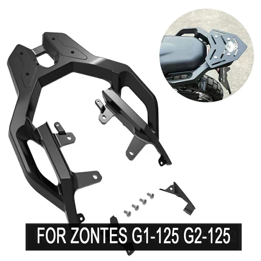 Per Zontes G1-125 G2-125 Sedile Posteriore Staffa Portapacchi Portapacchi Zontes G1 125 G2 125 Cargo Mensola di Supporto 125 G1 125 G2