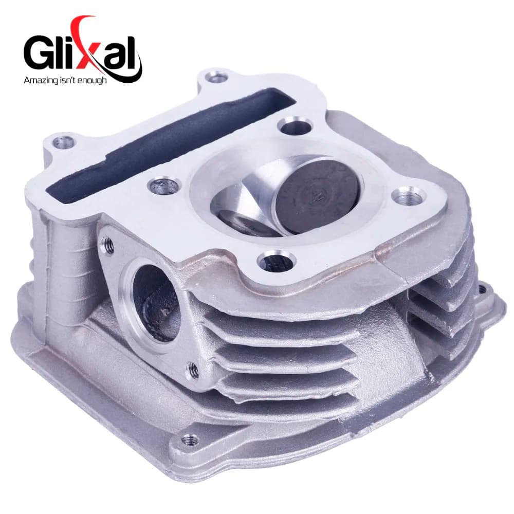Glixal GY6 180cc Scooter cinese 61mm testata cilindro ad alte prestazioni Assy con valvole 4T 157QMJ ATV Go Kart Buggy ciclomotore Quad