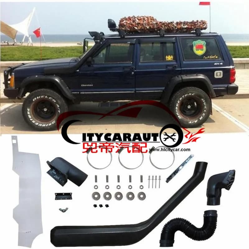 CITYCARAUTO AUTO TUBO IN SNORKEL PLASTIC FOR CHEROKEE XJ 2500 213 Air intake LLDPE Snorkel Kit FIT XJ CHEROKEE 1985.1-1995. 1