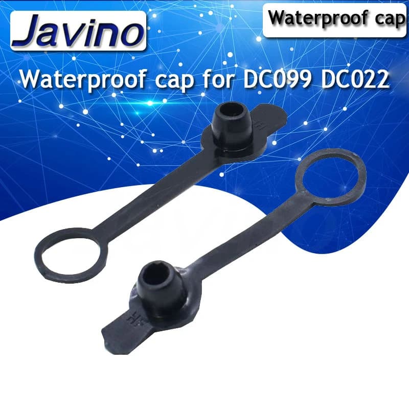 10/50/100 pcs waterproof cap DC099 5.5 mm x 2.1 mm power jack female DC 11MM 5.5*2,1 5.5*2.5MM waterproof