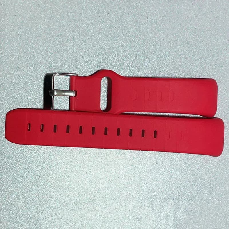 Cinturino per orologio sportivo impermeabile di ricambio originale in gomma siliconica nera blu rossa per Spovan H02 ECG PPG Smart Band