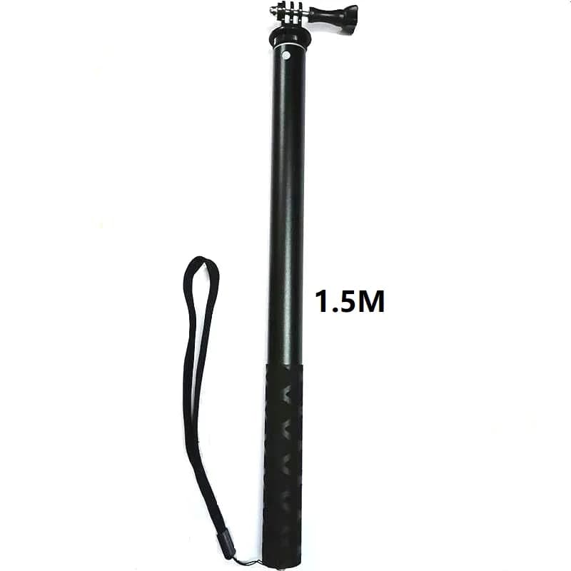 Asta Selfie Estensibile da 1,5m con Impugnatura/Manico Monopod per Gopro Hero 131210987, Supporto per Telefono Cellulare per OSMO Insta360 One RS X3/4/5