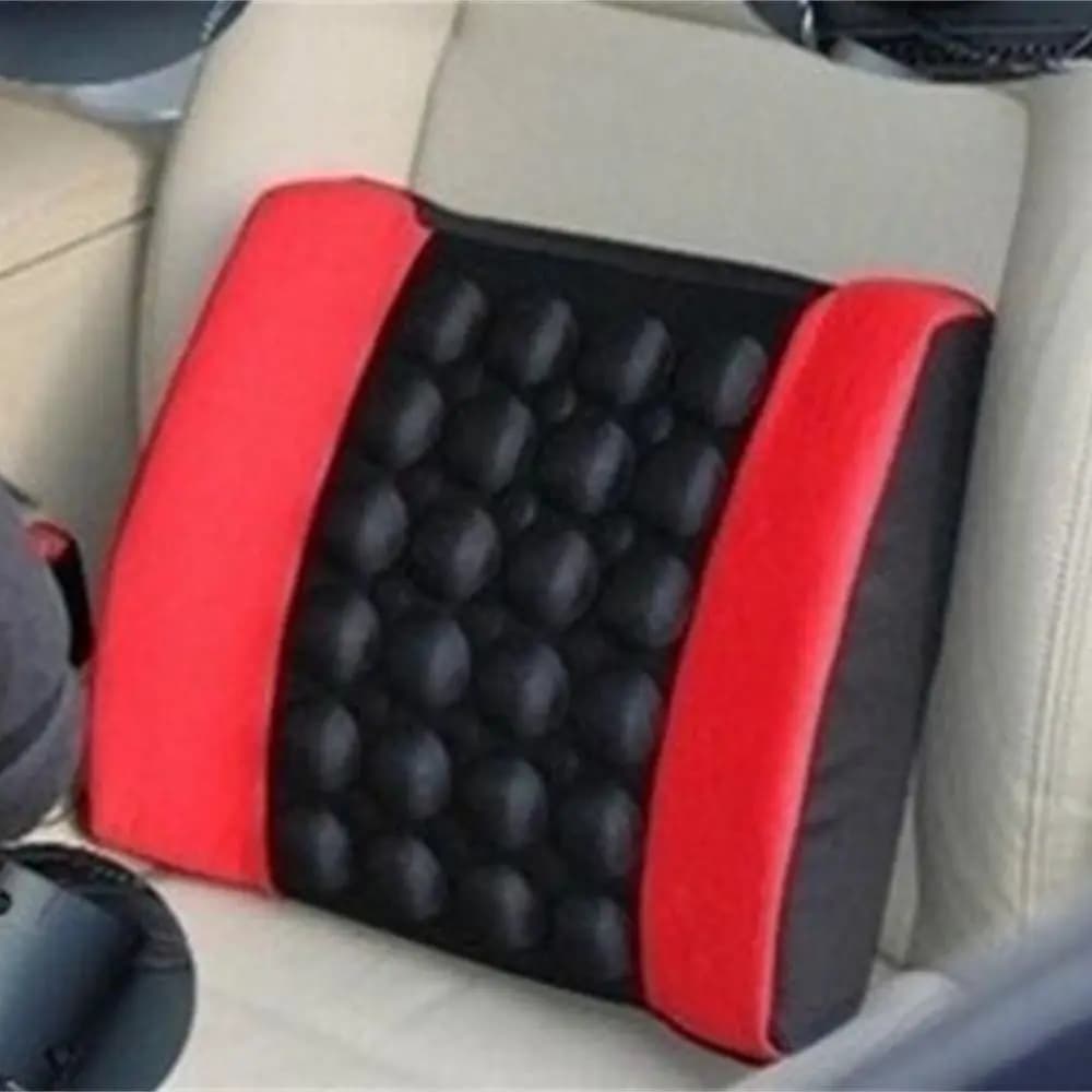 Cuscino lombare per massaggio elettrico per auto universale Cuscino da viaggio Supporto per la vita posteriore del seggiolino auto da ufficio