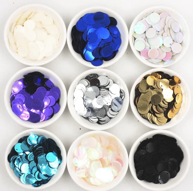 10 g/lotto 12mm Paillettes piatto rotondo Laser Paillettes PVC Paillettes cucito matrimonio artigianato fai da te indumenti fatti a mano accessori