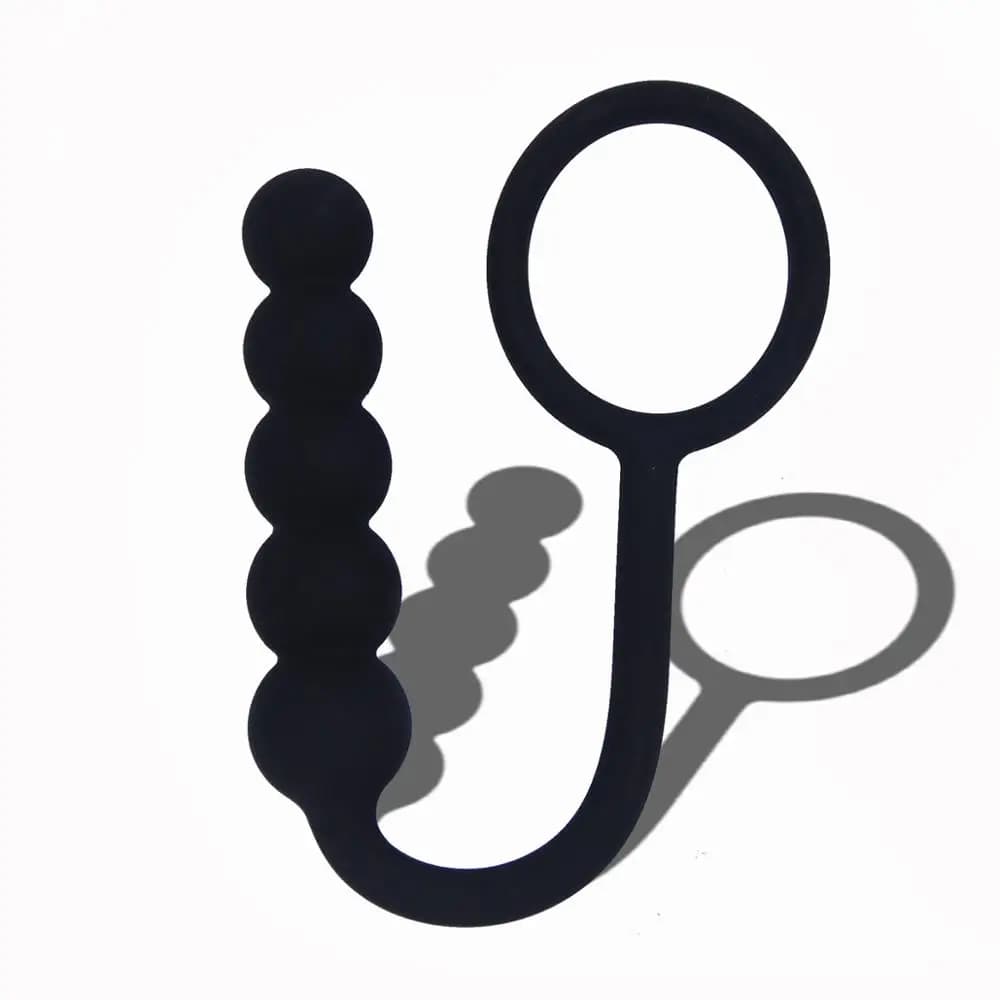 New Belt Ring Silicone Pull Beads Back Court Plug anale Progressive Five perline anali continue flirtare prodotti per adulti giocattoli anali