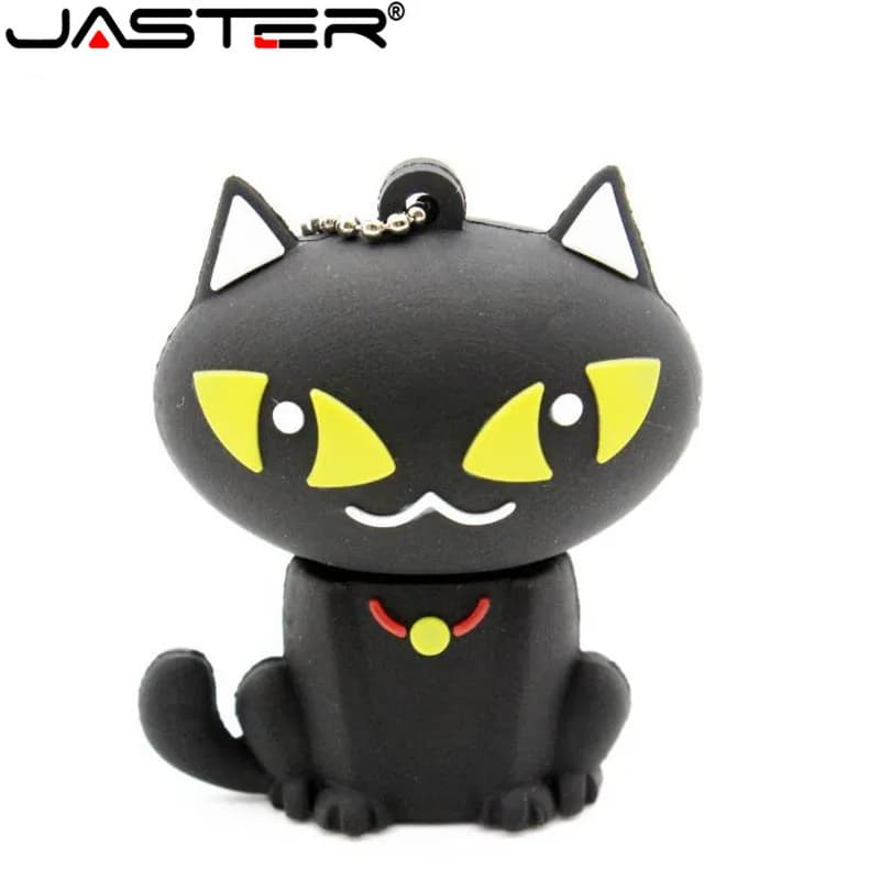 JASTER Pendrive a forma di gatto Sailor Moon Luna, serie Sailor Moon, chiavetta USB da 32GB 16GB 64GB, memory stick.
