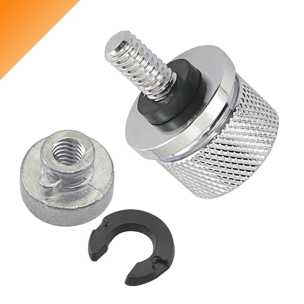 Chrome rear fender Seat Passenger Seat Bolt Dado Cover Manopola for Harley Sportster XL 883 1200 Softail Dyna Touring Ferramenteria And Tools Parts