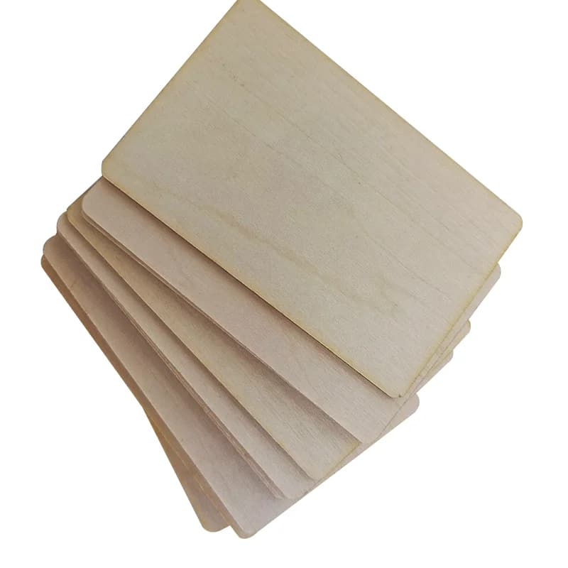 Nuovo prodotto in legno 10 pezzi NFC 213 216 RFID tiglio vuoto biglietto da visita digitale artigianato fai da te incisione laser nuovi materiali