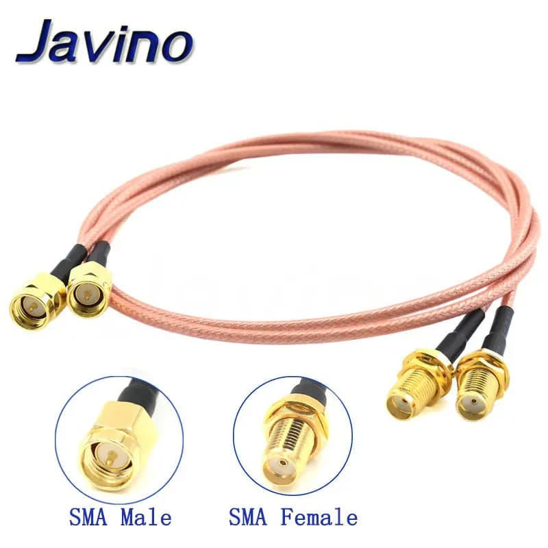 SMA maschio a SMA femmina Pigtail RG316 cavo RF a bassa perdita connettore a jack per Antenna WIFI FPV GSM,LAN 0-6Ghz