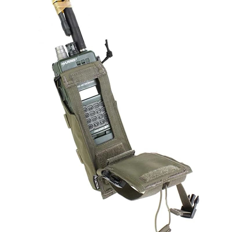 Borsa per radio universale PRC-152 per esterni Pacchetto borsa per walkie-talkie Borsa laterale per gilet Molle AVS