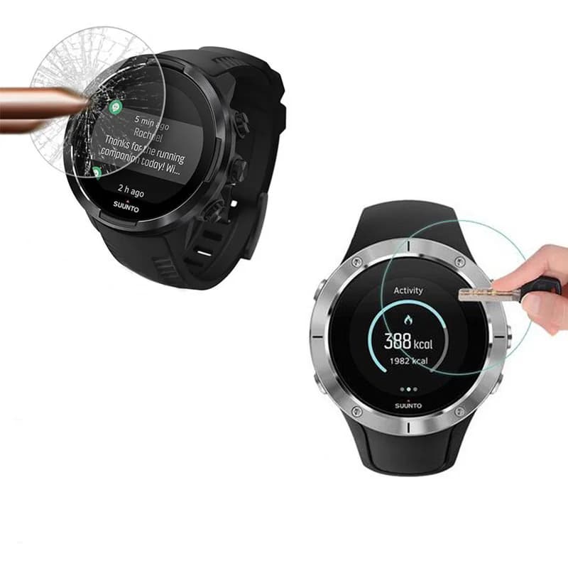 Pellicola proteggi schermo in vetro temperato per Suunto 9/Baro/Peak/7/5/D5/3 Fitness/traversa Alpha Spartan Sport Trainer polso HR/Ultra