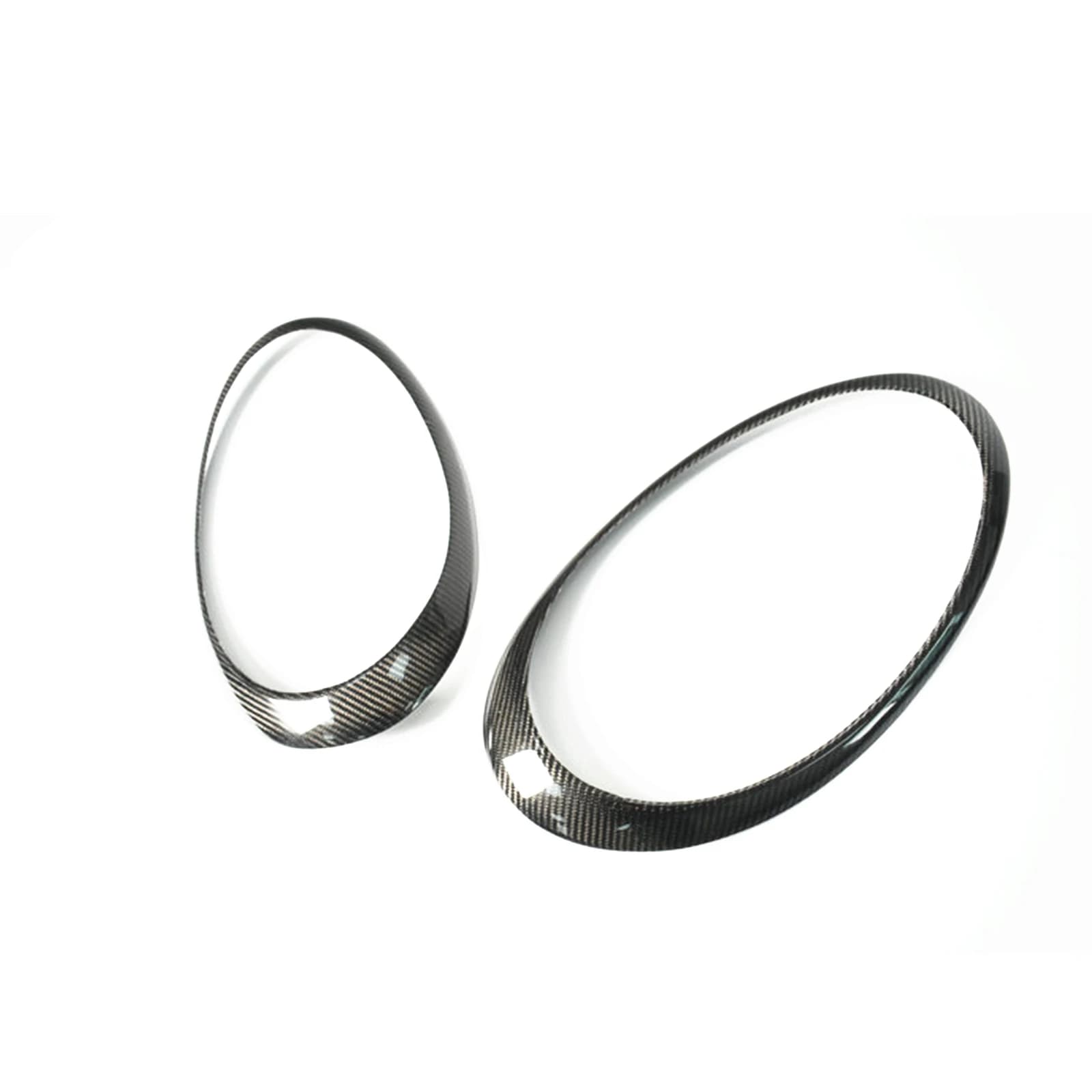 Real Carbon Fiber Headlight Cover Headlamp Frame Trim Front Head Lamp Light Sticker For Porsche 911 991 992 Carrera 2012-2015