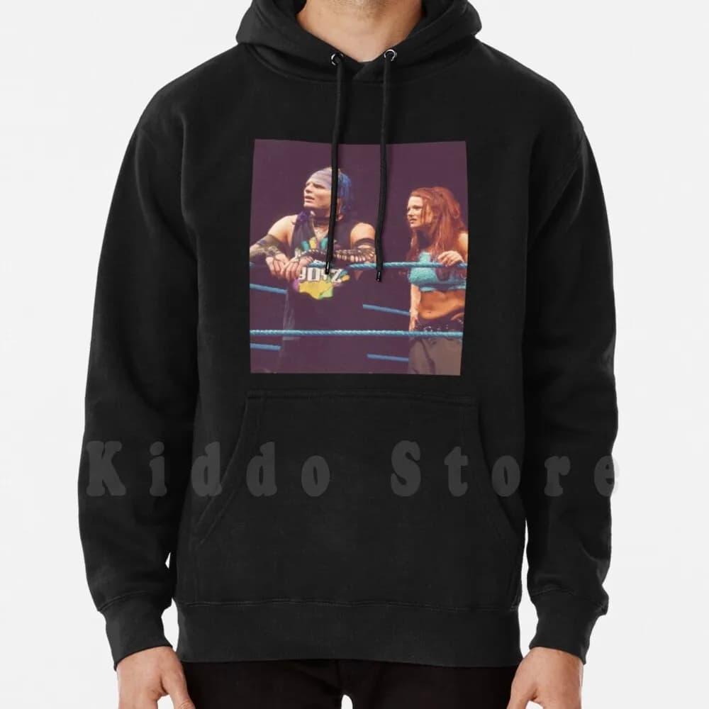 Hoodie Lita N Jeff Hardy Long Sleeved The Bella Twins Team Extreme Jeff Hardy Lita Matt Hardy The Hardy Boys