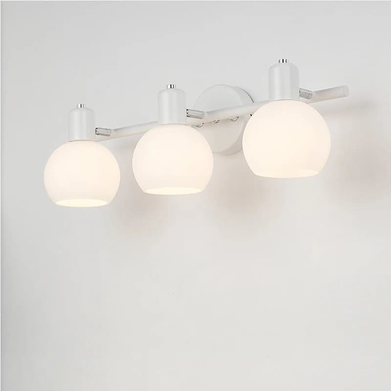 Lampada da parete moderna in vetro lampada da comodino camera da letto soggiorno specchio luci sfondo lampada da parete corridoio paralume in vetro lampada da parete