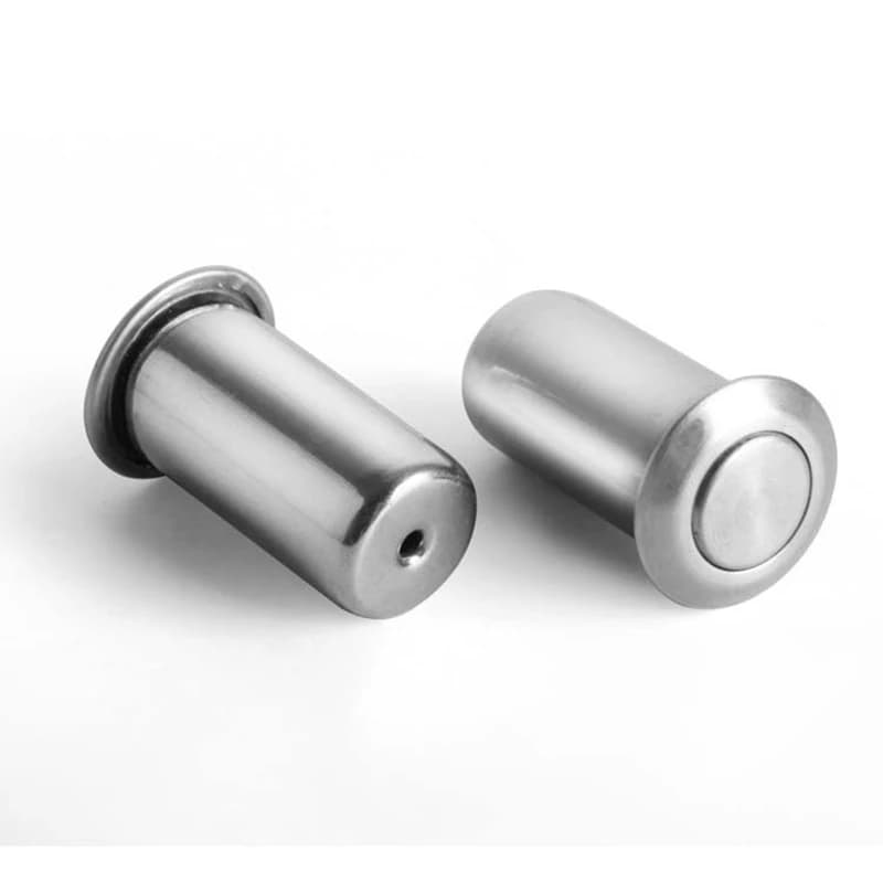 Chiavistello invisibile 1PC scrocco nascosto per porta in acciaio inossidabile con accessori