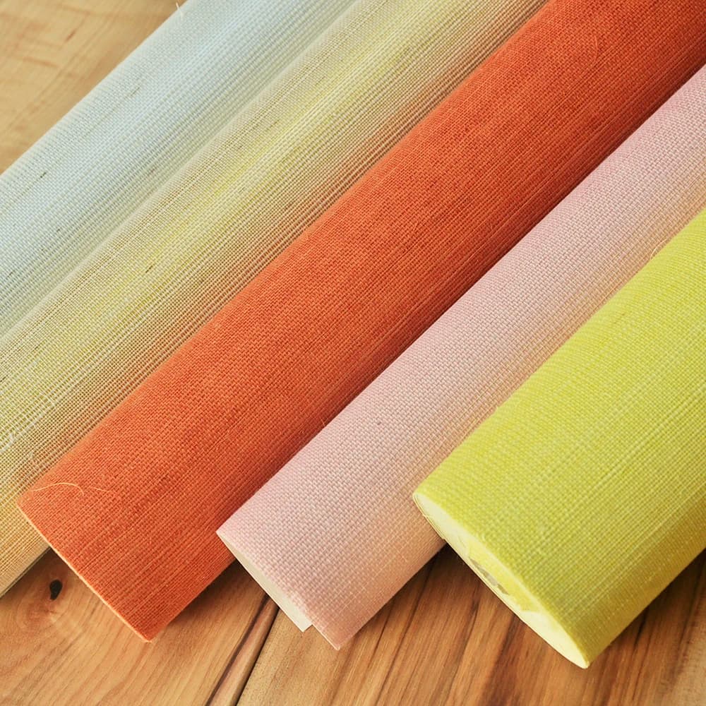 Campione gratuito MY WIND Grasscloth sfondi lusso 100% materiale naturale reale sicurezza innocuità 3d rivestimento murale In rotolo decorazioni per la casa