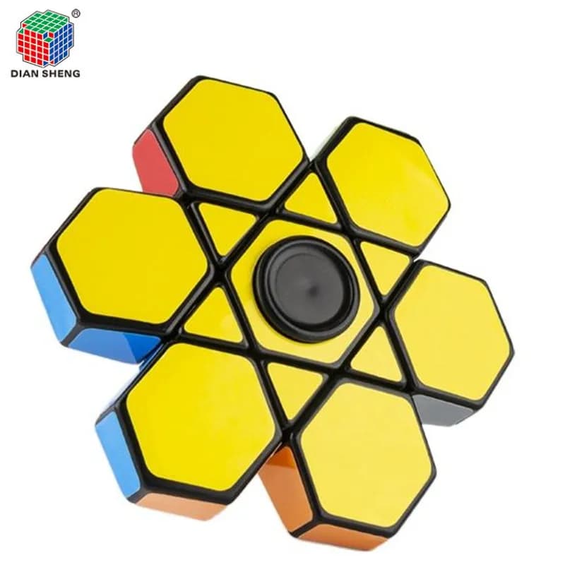 New Original DianSheng Spinner Cube 1x3x3 Speed Magic Puzzle Fingertip Cubo Magico Games Educational Learning Toys For Children