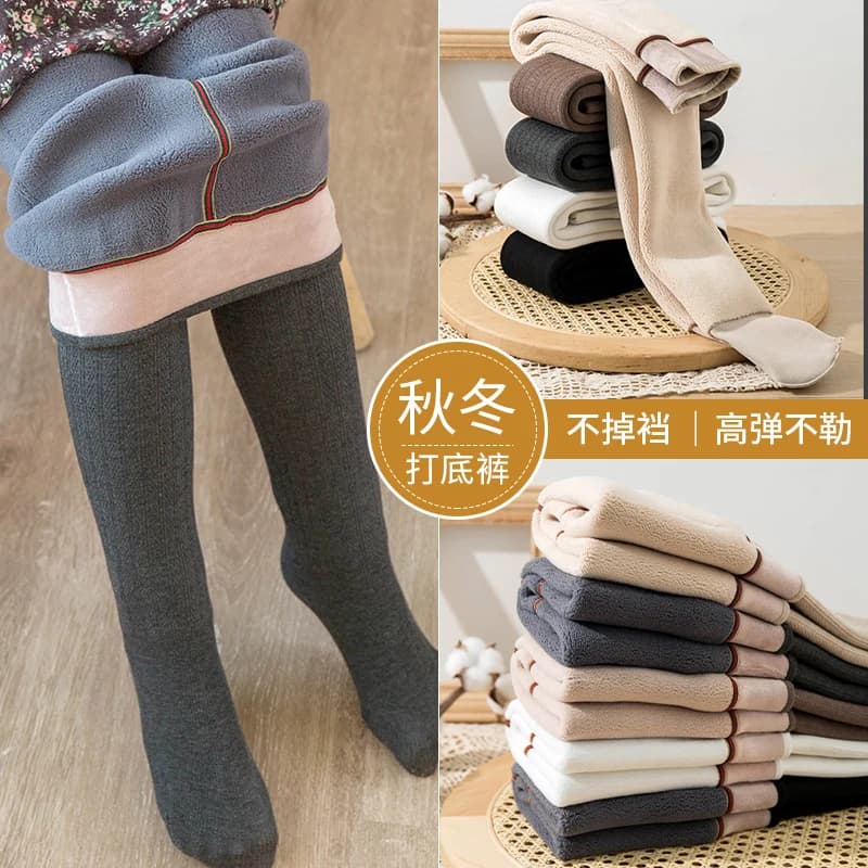 New winter plus velluto spesso caldo cotone collant bambino bambini pantaloni a spirale leggings fodera in pile polare per pantaloni da bambina per bambini