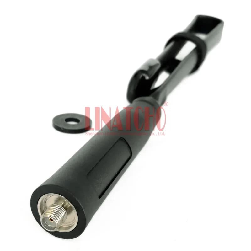 Antenna Pieghevole Esterna CS Tattica per Walkie Talkie, Dual Band VHF UHF 144 430MHz, Connettore SMA Femmina