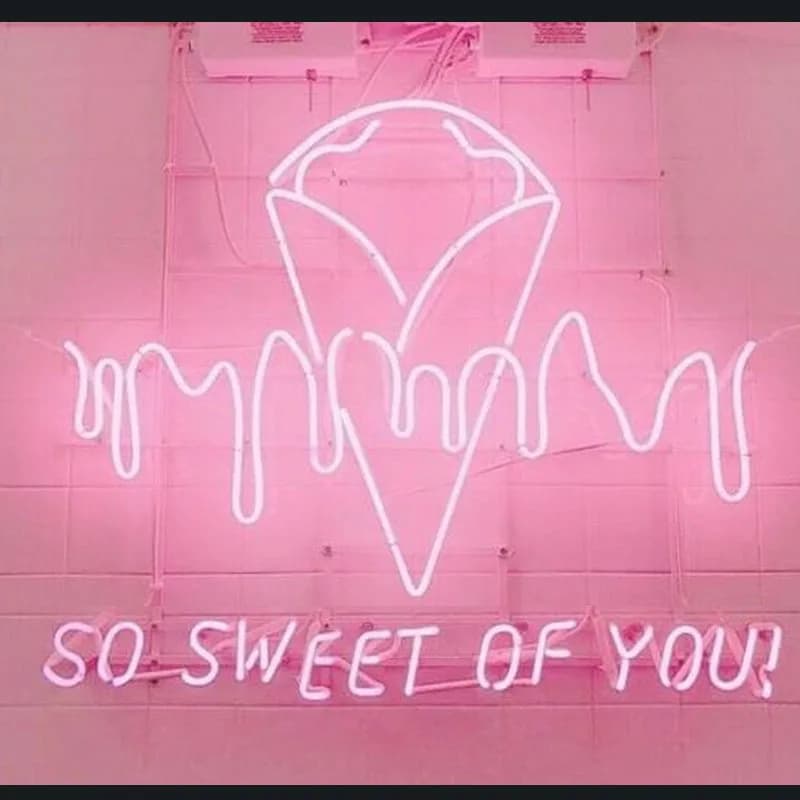 Luce decorativa So Sweet of You Luce al neon Studio Accessorio adorabile Hotel Luce per birra Enseigne Lumineuse Tubo di vetro reale fatto a mano