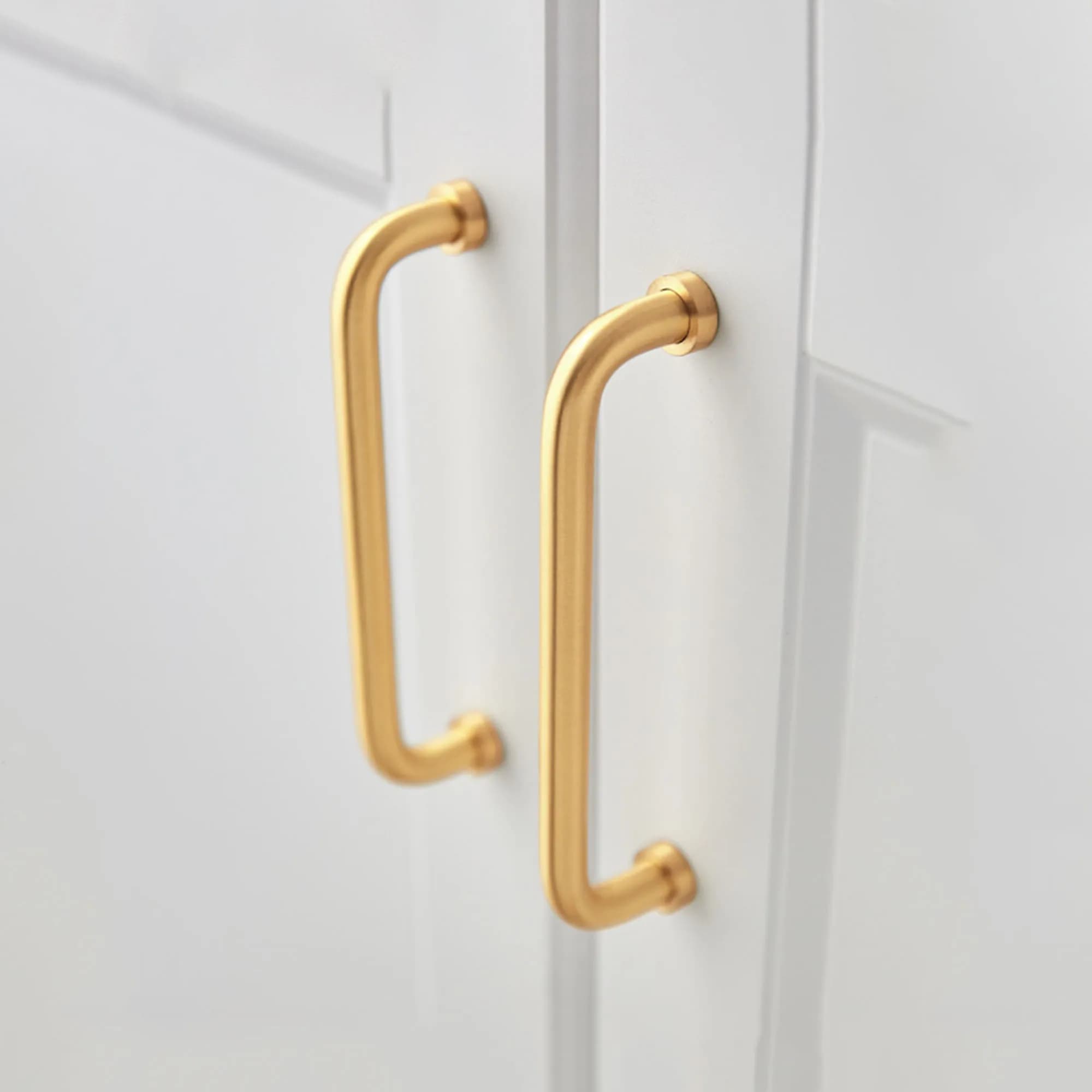 Maniglie per mobili in ottone massiccio Manopole rotonde Maniglia per cassetto dell'armadio in oro Maniglie per guardaroba semplici e moderne Hardware per pomello per porta dell'armadio