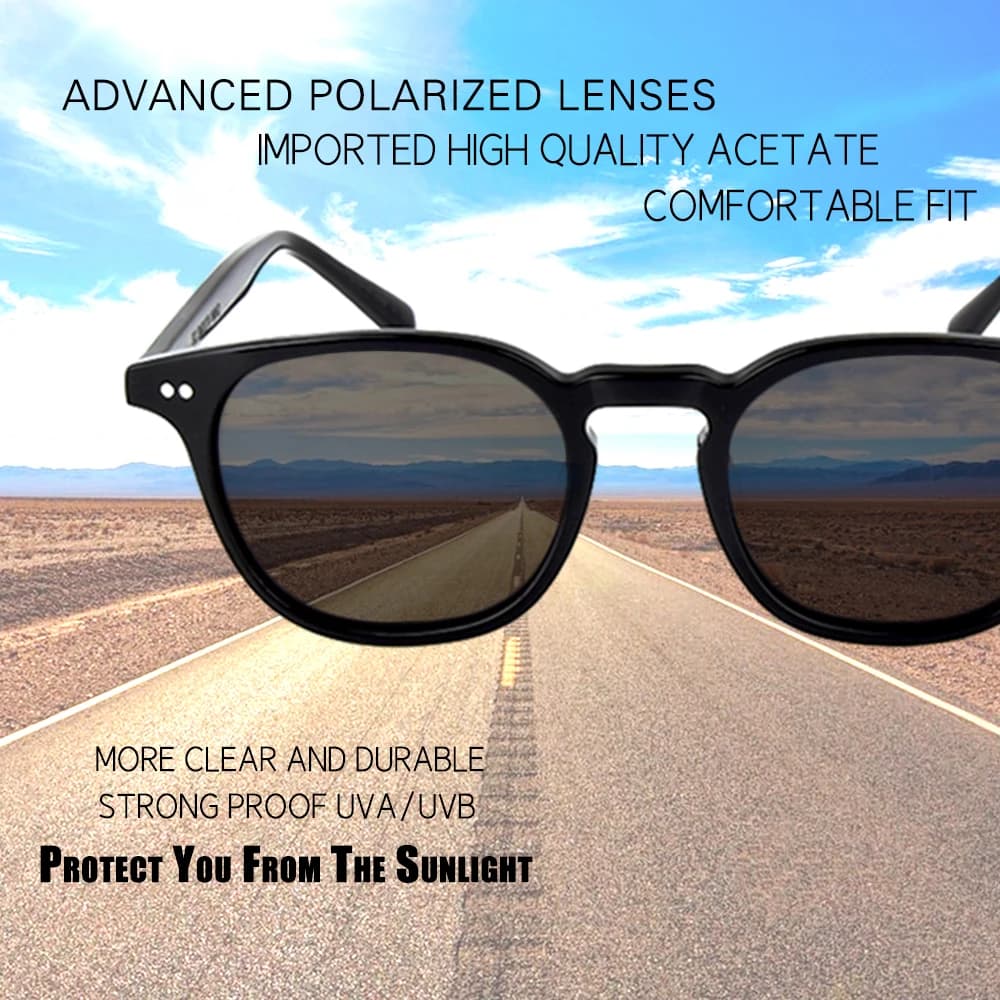 Brand Design Men Square Polarized Sunglasses Fashion Outdoor Driving Sun Glasses Frame Small Face Spectacles Oculos