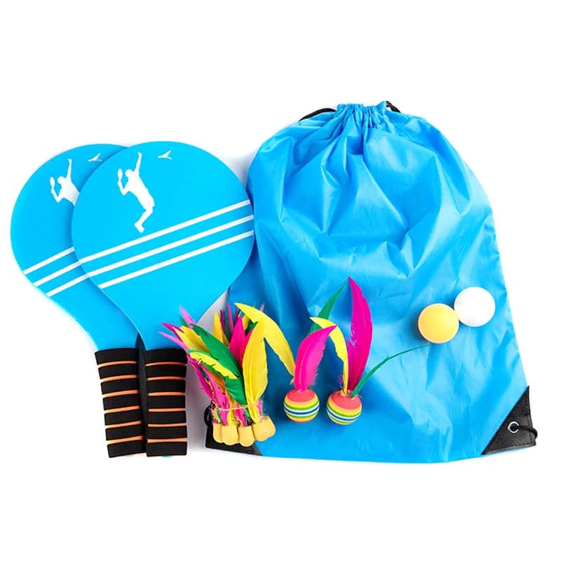 NEW Cricket Beach Tennis Badminton racket Paddle Set with balls from PingPong leafs garden open spaces outdoor park