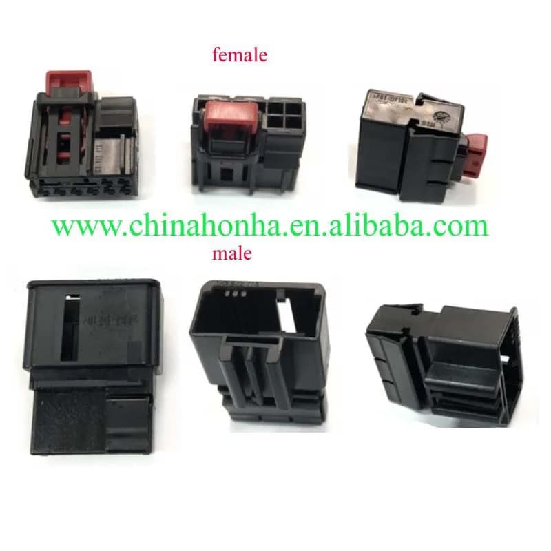 2/5/10 pieces black car connector for rear LED lights modified plug 8P 1K8 972 928 B/1K8 972 718 B