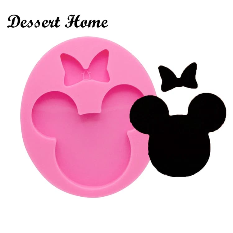 DY0075 stampi in resina epossidica fai-da-te testa del Mouse e forma dell'arco stampo in silicone per portachiavi accessori per la creazione di gioielli strumenti