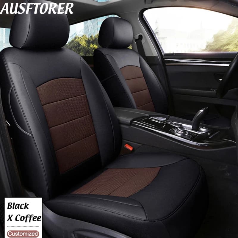 Custom Car Seat Covers for Buick Enclave Car Seat Bearings for cow leather and PVC 7 Seats Support Accessories Car Mat