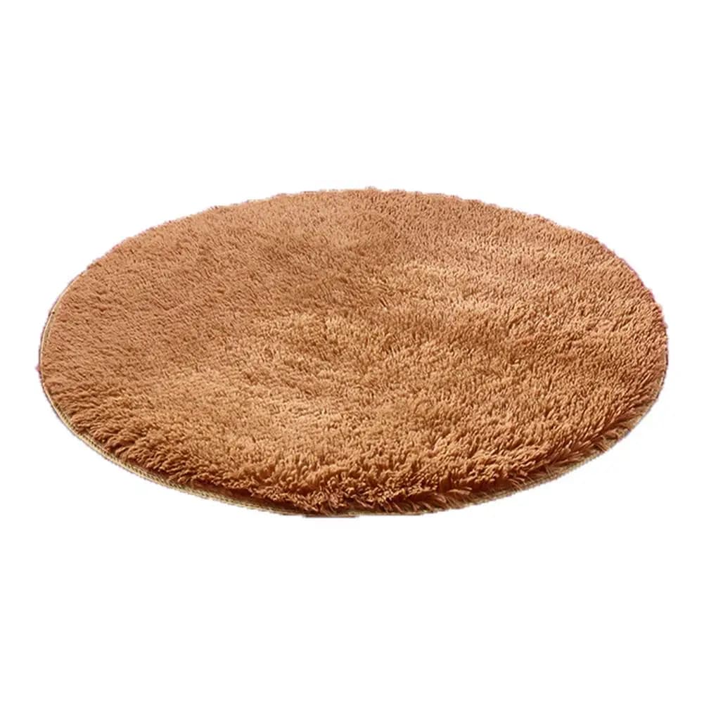 Home Yoga Solid Zerbino 40cm x 40cm Soft Bathroom Decoration Anti-slip Bedroom Shower Floor of Yoga Carpets Round Zerbino