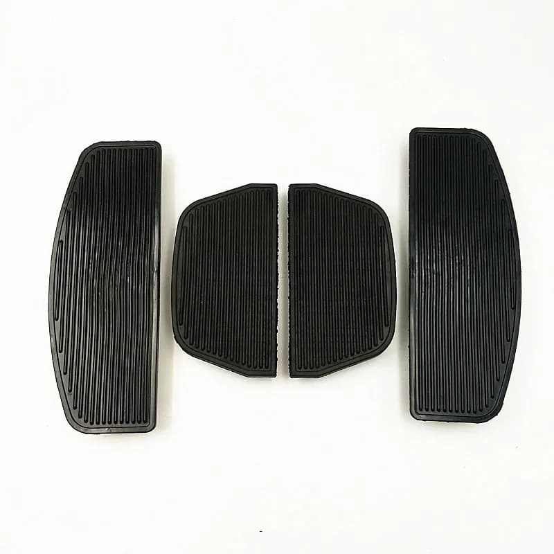 Anteriore Posteriore Gomma Rider Inserto Pedana Pedane Poggiapiedi Pad Adatto Per Harley FLHTC FLHTCUI FLHTCU FLHRC