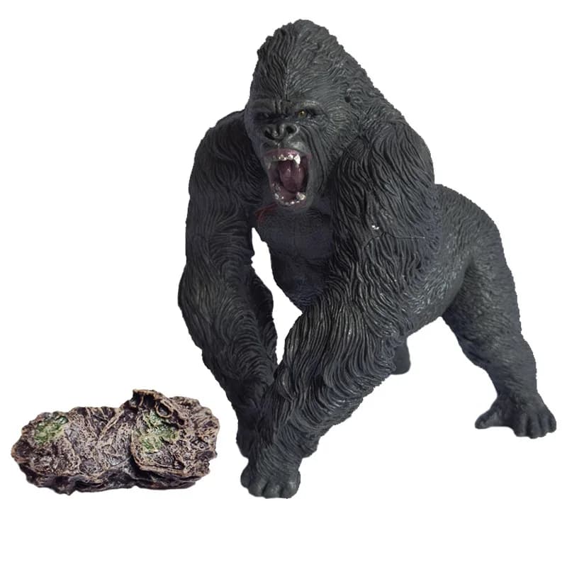 Grumpy King Kong Of Monsters Figure Toys Grande bambola Action Figure Statua Modello solido Ornamenti Giocattoli Regali di Natale