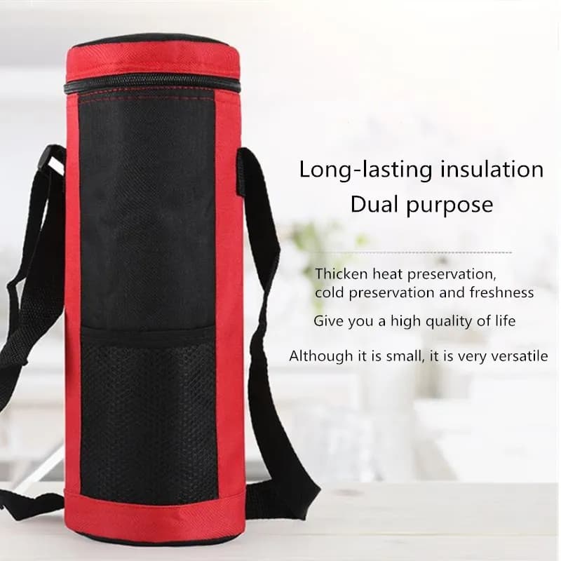Borse termiche per bottiglie da 1,5 litri con isolamento termico portatile da viaggio estivo accessori da campeggio scaldabiberon isolato