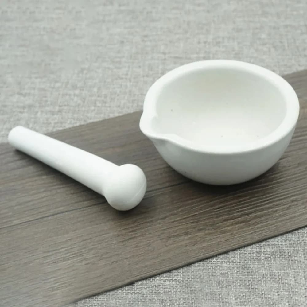 1 Set Smerigliatrice per spezie in ceramica in stile cinese Smerigliatrice per condimenti portatile Smerigliatrice per malta da cucina e kit di strumenti per pestello