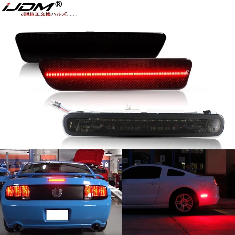 iJDM Per il 2005-2009 Ford Mustang Luce di posizione laterale posteriore, per Mustang 3a luce freno, per luci di parcheggio targa Mustang