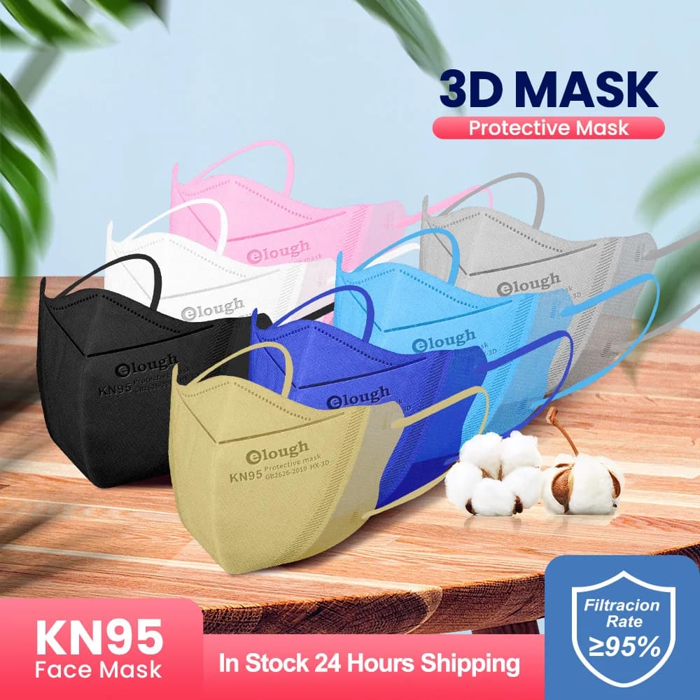 10-100 pz nero KN95 maschera di pesce ffp2maschera riutilizzabile corea certificata Mascarilla ffp2 maschere ffp2 mascarillas fpp2 approvato